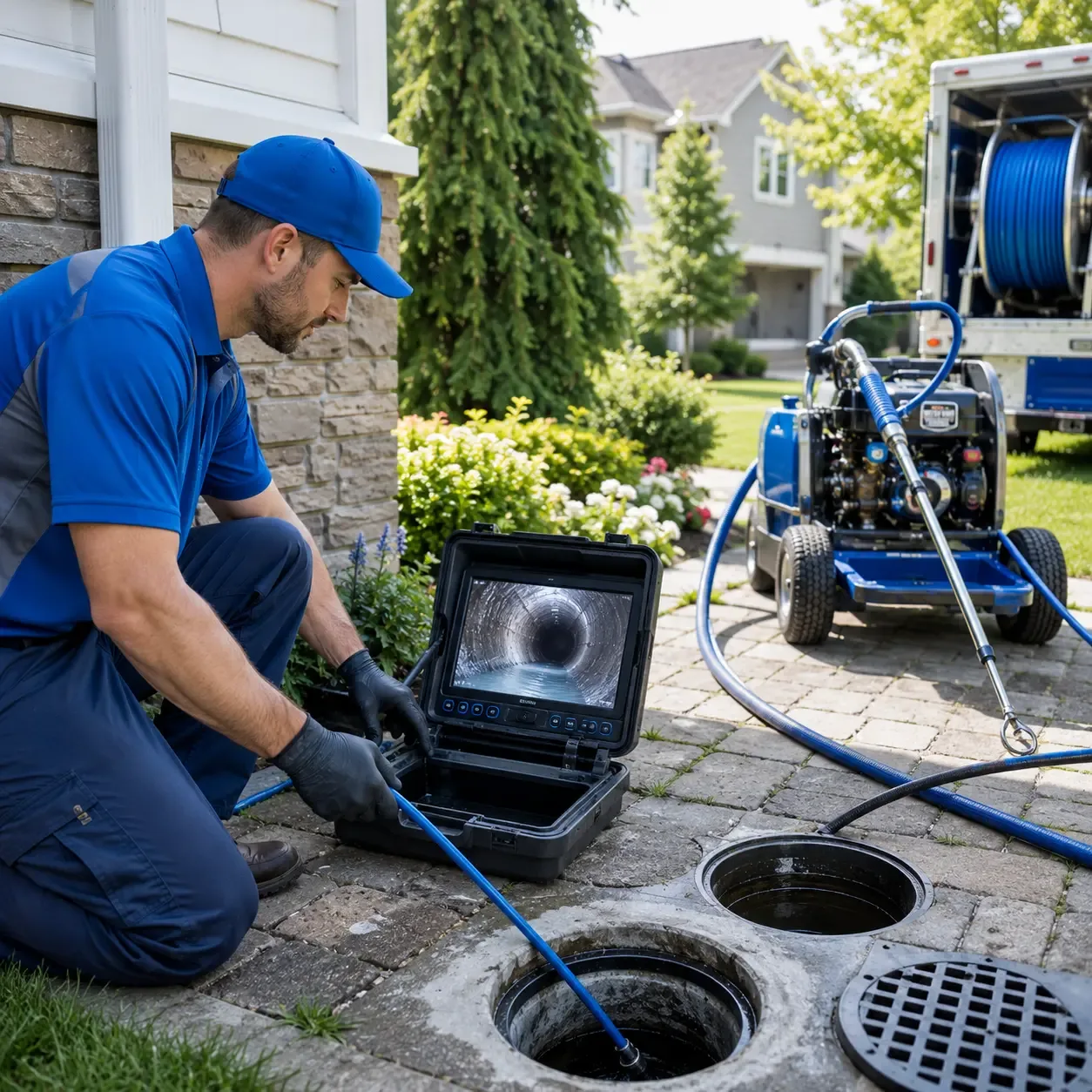 Outdoor drain cleaning professionals serving Shoemakersville, PA