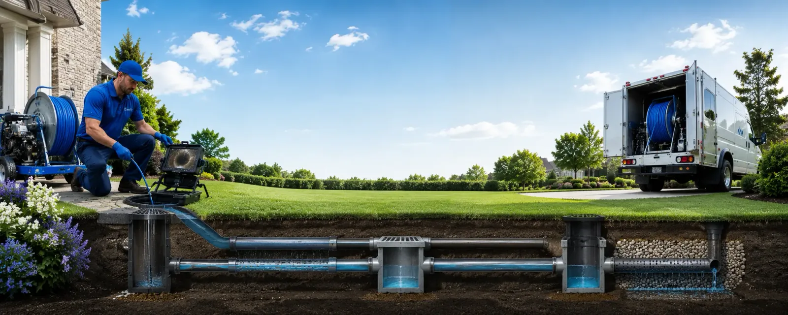 Outdoor drain cleaning information for Shoemakersville, PA